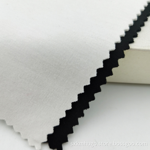 Double Layer Spandex Stretchy Plain Dyed Twill Fabric